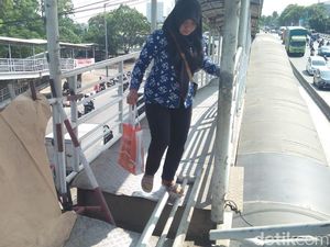 TransJ Keluhkan JPO Daan Mogot Makin Rusak, Minta Segera Diperbaiki