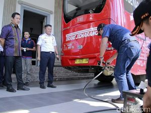 Irit dan Ramah Lingkungan, Trans Semarang Pakai Bahan Bakar Gas Irit dan Ramah Lingkungan, Trans Semarang Pakai Bahan Bakar Gas