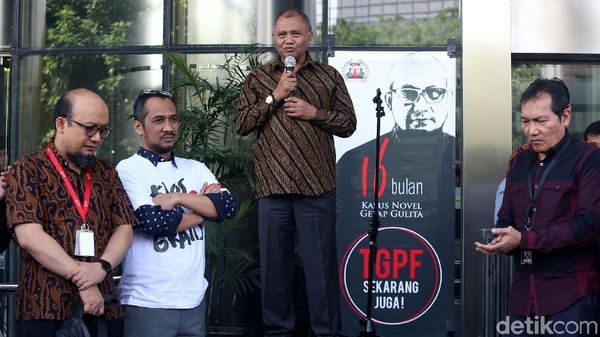 Orasi Pimpinan KPK Hingga Abraham Samad Sambut Novel Baswedan