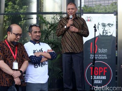 Orasi Pimpinan KPK Hingga Abraham Samad Sambut Novel Baswedan