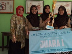 Manfaatkan Bunga Tapak Dara, Siswa SMA Ini Bikin Salep untuk Luka