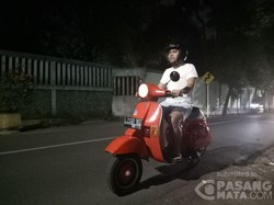 Di Ragunan Ada Vespa Jadul Kelahiran 1994 Matik Melintas