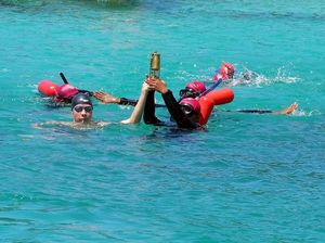 Pawai Obor Asian Games Tiba di Raja Ampat