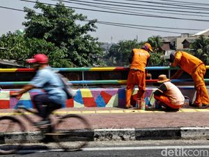 Jembatan Buntung Dipercantik Jelang Asian Games 2018 Jembatan Buntung Dipercantik Jelang Asian Games 2018