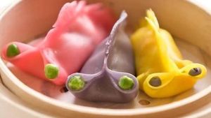 Imut Banget! Dim Sum Bentuk Ikan, Burung hingga Panda