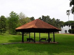 Sejuknya Taman Kota di Singapura, Ada Eskalatornya Juga