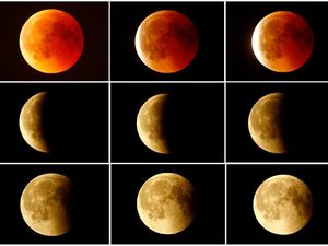 Indahnya Fase-fase Gerhana Bulan di Jerman