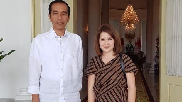 Grace Natalie dan Presiden Jokowi /