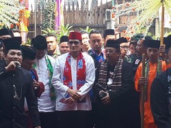 Sandi Hadiri Lebaran Betawi di Kampung Budaya Setu Babakan