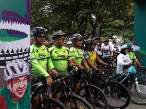 Masyarakat Palu Antusias Ikuti Sepeda Nusantara 2018