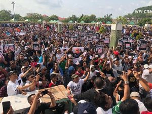 Deklarasi #2019GantiPresiden di Batam Tetap Jalan, Begini Keriuhannya