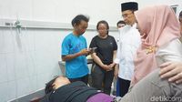 TGB Jenguk Korban Gempa 6,4 SR di NTB