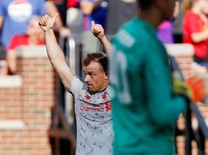 Aksi Shaqiri Bikin Gol Salto dalam Debut Tak Wajar di Mata Klopp