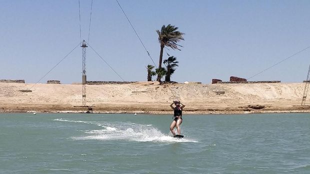 Lancong Semalam di Hurghada Lancong Semalam di Hurghada, Mesir. (Dok Olivia Drost)