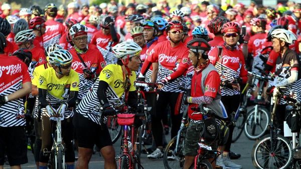 Ratusan Komunitas Sepeda Boyseli Keliling Boyolali
