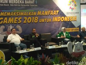 Ada Asian Games, Ekonomi DKI Tumbuh 0,34%, Sumsel 0,47%