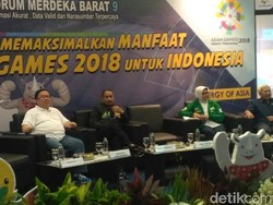 Ada Asian Games, Ekonomi DKI Tumbuh 0,34%, Sumsel 0,47%