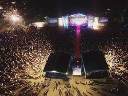 Tumpah Ruah Wisatawan di Toboali City on Fire Bangka Selatan