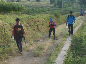 Foto: Jalur Evakuasi Pendaki yang Terjebak di Rinjani