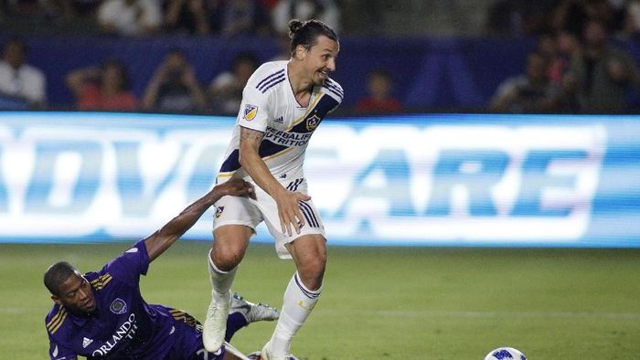 Pemain Los Angeles Galaxy, Zlatan Ibrahimovic. (Foto: Katharine Lotze/Getty Images) Pemain Los Angeles Galaxy, Zlatan Ibrahimovic. (Foto: Katharine Lotze/Getty Images)