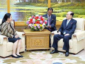 Puan Kunjungi Korut, Undang Kim Jong Un Hadiri Pembukaan Asian Games