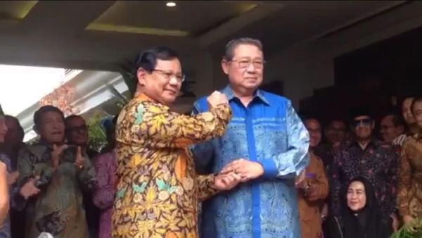 Deal! Salam Komando Prabowo-SBY Usai Sepakat Koalisi