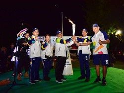 Harapan untuk Indonesia dari Kirab Obor Asian Games 2018 di Makassar