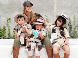 Gaya Putri Nia Ramadhani Pakai Gaun dari Desainer Anak Beyonce