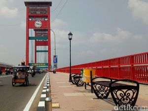 Before-After Jembatan Ampera, Dulu Jorok Kini Cling