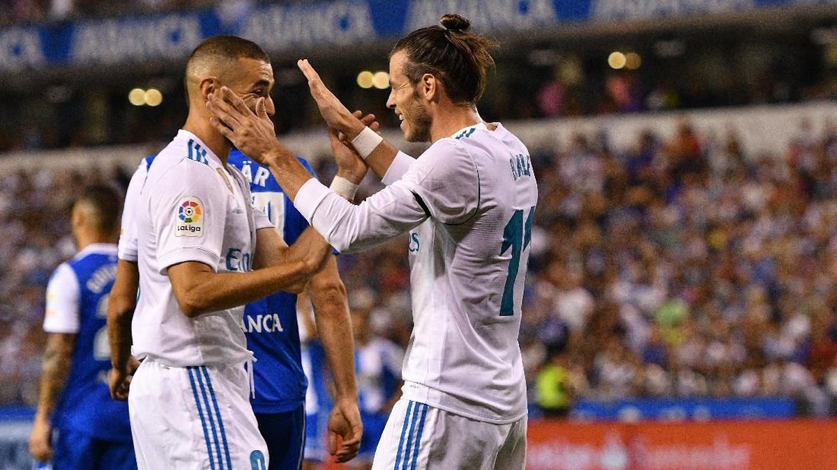 Gareth Bale dan Karim Benzem akan dimaksimalkan dulu di lini serang (Octavio Passos/Getty Images)