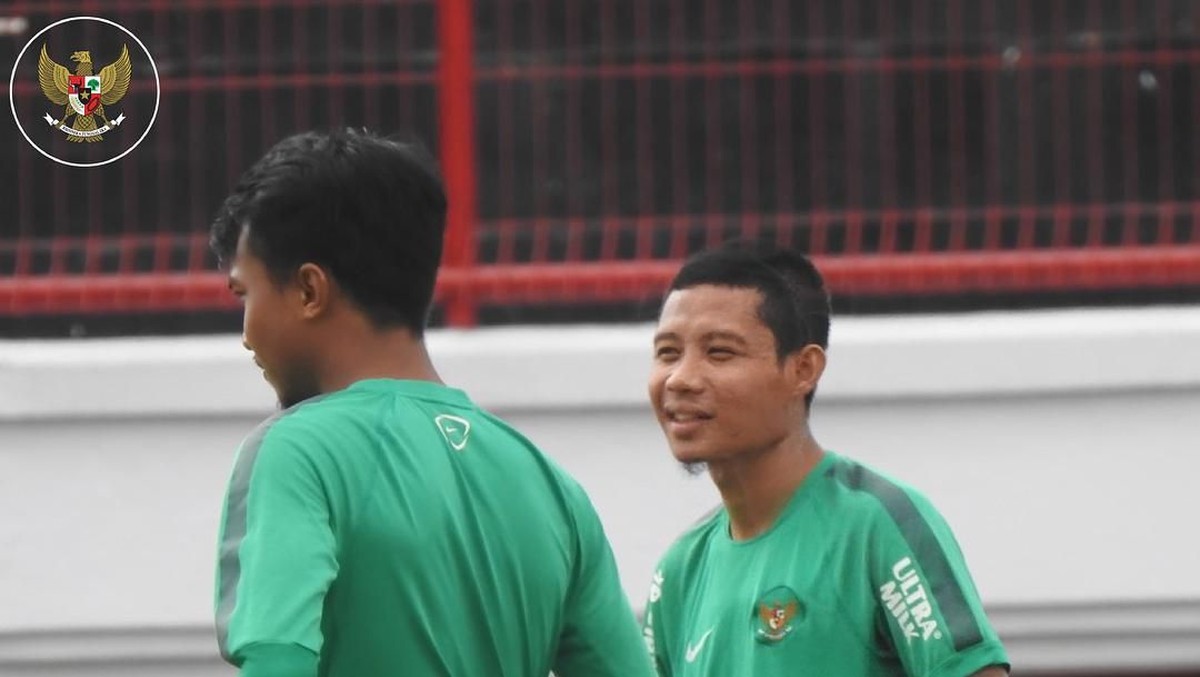 Evan Dimas mulai mengikuti TC Timnas U-23 di Bali (Foto: Instagram @pssi__fai)