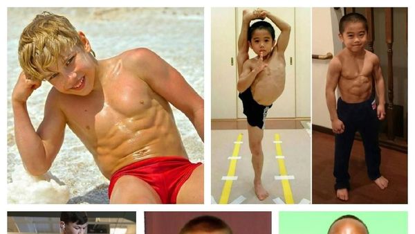 Potret Anak-anak yang Berotot Kekar, Macho Sebelum Waktunya?