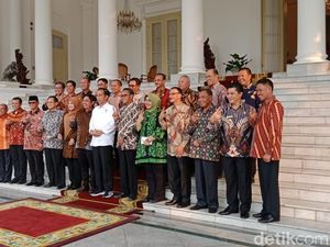 Lagi, Para Bupati Salam 2 Periode Bareng Jokowi di Istana Bogor Lagi, Para Bupati Salam 2 Periode Bareng Jokowi di Istana Bogor