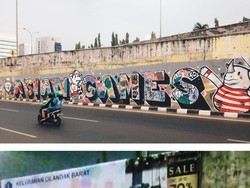 Viral Mural di Cilandak Ditutup Spanduk, Lurah: Sudah Dicopot