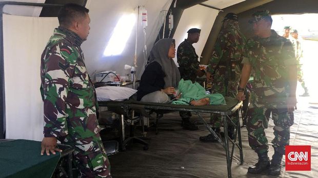 Warga Sembalun Korban Gempa Masih Menginap di Posko Malam Ini