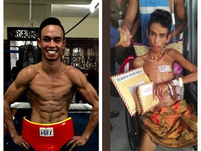 Potret Petinju Valentinus Sebelum Diserang Kanker Kelenjar Getah Bening