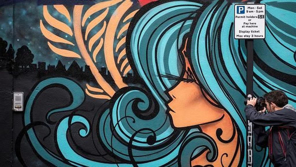 Keren! Unjuk Bakat Seniman Grafiti di Upfest Inggris Keren! Unjuk Bakat Seniman Grafiti di Upfest Inggris