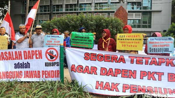 Pegawai Pupuk Kaltim Tuntut Pembayaran Dana Pensiun