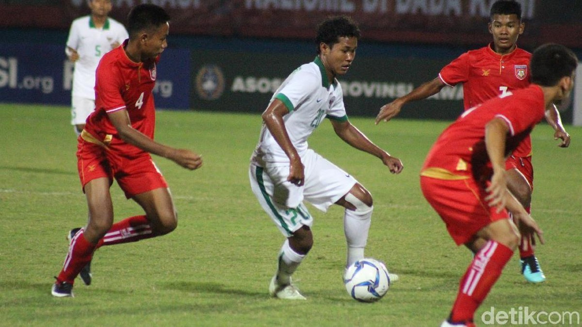 Pemain timnas Indonesia U-16, Amiruddin Bagus Kahfi Al-Fikri. (Foto: Suparno/detikSport)