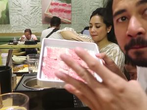 Lahap Daging Shabu-shabu 20 Piring, Raffi Ahmad Tantang Netizen untuk Kalahkan Dirinya