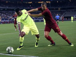 Dalam pertandingan di AT&T Stadium, Arlington, Texas, Rabu (1/8/2018) pagi WIB, Barca masih belum diperkuat bintang-bintang utamanya. Kevin Jairaj-USA Today Sport/Reuters.