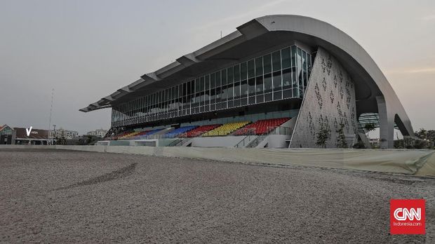 Equestrian Park jadi salah satu venue yang menjalani renovasi besar.