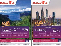 17 Agustus, Dua Maskapai Malaysia Buka Penerbangan ke Danau Toba
