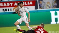 Madrid memainkan Gareth Bale, Karim Benzema, dan Vinicius, dan Kiko Casilla di antara deretan pemain muda. Reuters/Andrew Innerarity.