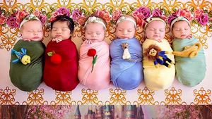 Penampilan Putri Disney Saat Bayi dan Berumur 1 Tahun