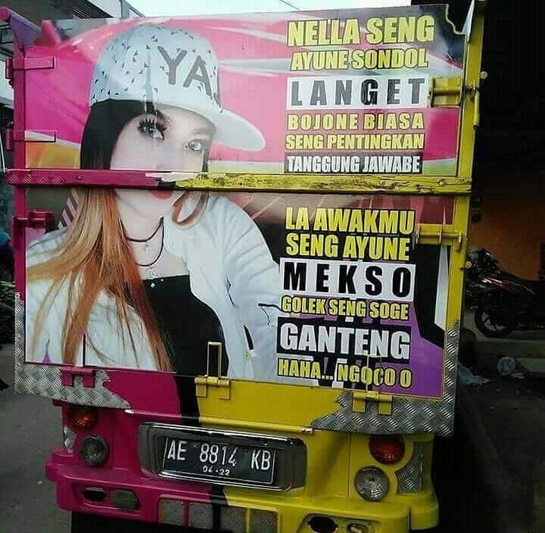 Kata Kata Lucu Bikin Ngakak Dari Tulisan Truk Indonesia