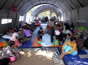 Begini Kondisi Pengungsian Korban Gempa di Lombok