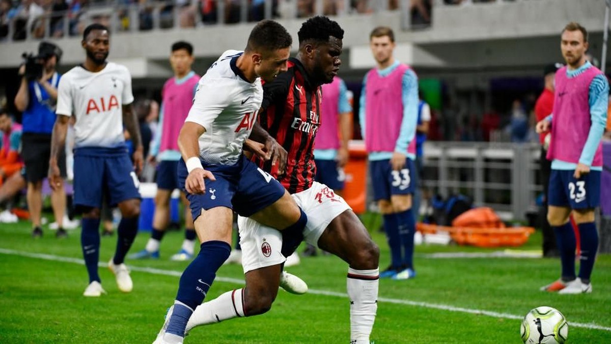 Tottenham Hotspur menang 1-0 atas AC Milan di turnamen pramusim International Champions Cup 2018. (Foto: Jules Ameel/Getty Images)