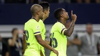 Malcom merayakan gol yang dicetak di menit ke-50. Kevin Jairaj-USA Today Sport/Reuters.