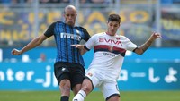 Satu lagi pemain potensial dari tanah Italia, Pietro Pellegri. Baru 17 tahun, musim lalu Pellegri mencetak dua gol dalam tujuh penampilan bersama Genoa, sebelum kemudian dibeli Monaco dengan nilai 25 juta euro pada Januari. (Foto: Emilio Andreoli/Getty Images)